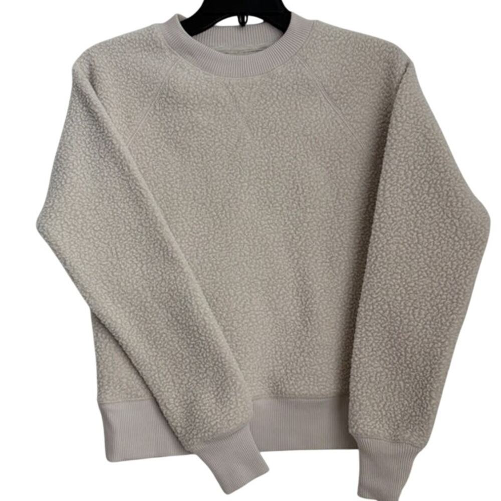 Womens Everlane Fuzzy ReNew Crewneck Sweatshirt Size XXS